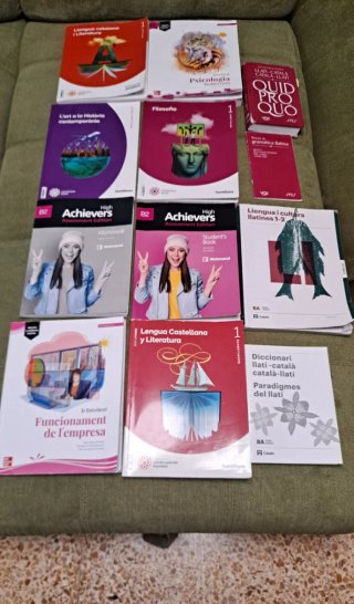 LIBROS DE PRIMERO DE BACHILLERATO