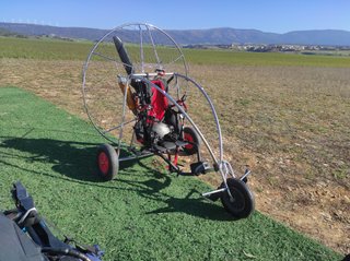 Paramotor BlackDevil Corsair 20h. Motor+Trike+Vela