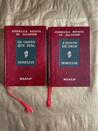 Lote de libros de Josemaría Escrivá de Balaguer
