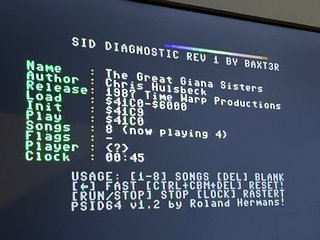 COMMODORE 64 8IN1 MULTI DIAGNOSTIC DELUXE + DONGLE