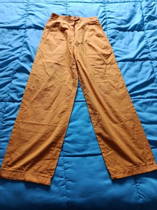 Pantalón ancho naranja talla S