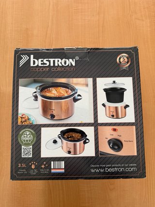 Olla Cocción Lenta Bestron - Caldo Hueso