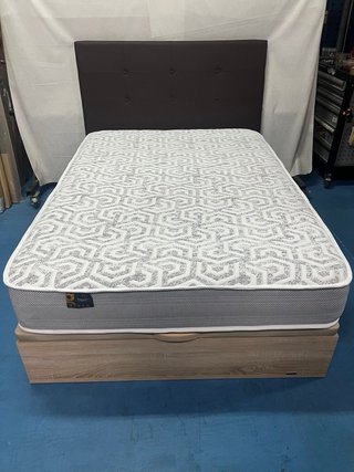 Letto a scomparsa con materasso in memory foam 135x190