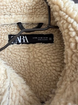 Abrigo borreguito Zara