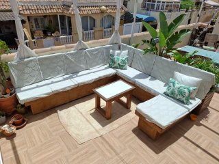 Sofá de jardín a medida