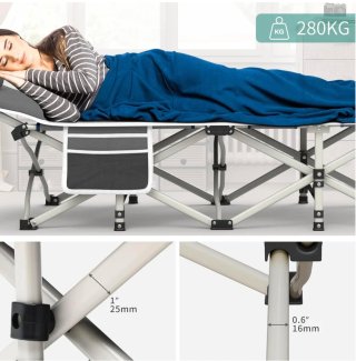 Cama plegable camping/playa 190x71cm