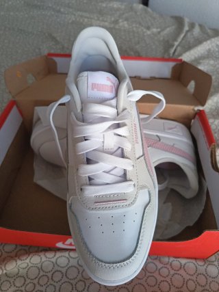 Zapatillas Puma Mujer Blancas y Rosas