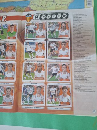 Álbum Cromos Liga Este 2008-2009