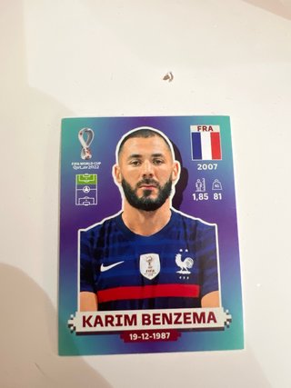 Cromo Karim Benzema, Mbappé, Neymar Jr