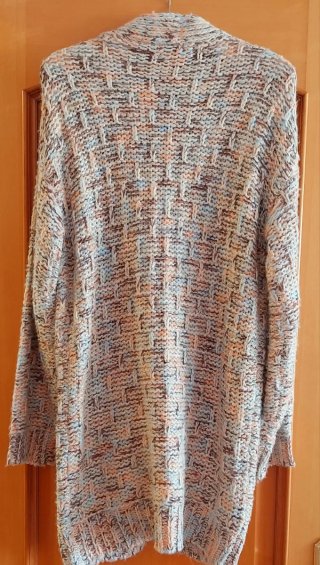 Chaqueta de punto multicolor