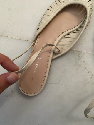Zapatos planos Zara beige talla 40