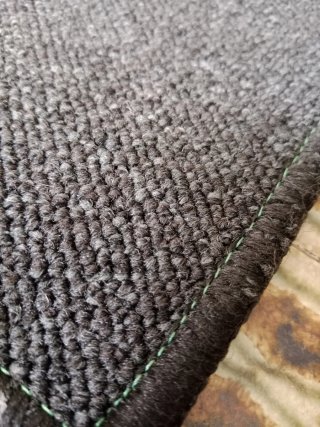 Alfombra negra 135x200 cm