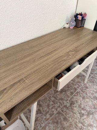 Escritorio madera y metal