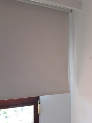 Estor opaco gris 1,90 x 1,95