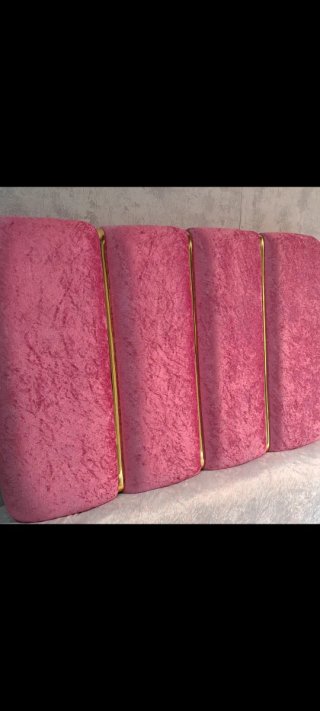 Cabecero infantil rosa y dorado NUEVO