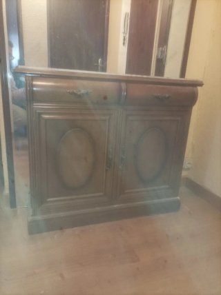 Mueble de entrada con espejo