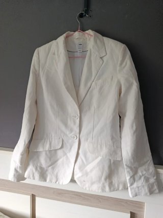 Blazer H&M Blanco
