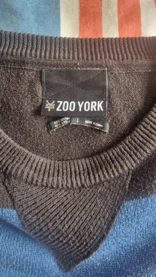 Jersey Zoo York Rayas Azul/Negro