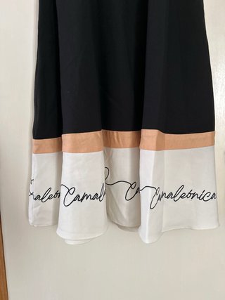 Vestido Camaleónica Negro y Blanco