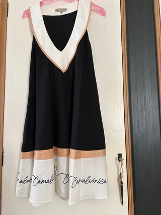 Vestido Camaleónica Negro y Blanco