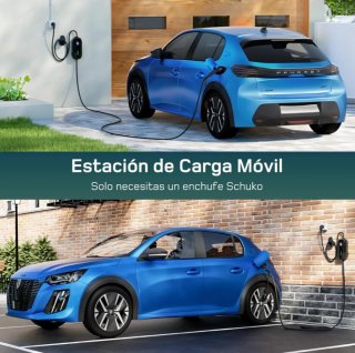 Cargador Coche Eléctrico dé 3,7kW 25m