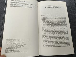 OBRA ABIERTA. UMBERTO ECO