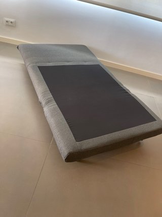 Butaca-cama gris