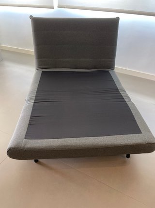 Butaca-cama gris