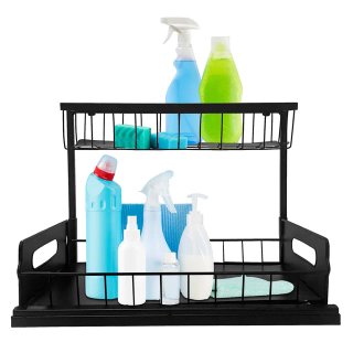 Mueble Organizador Cocina Negro Extraíble