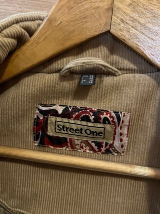 Chaqueta de pana beige