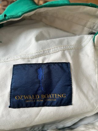 Traje Ozwald Boateng Verde Talla S