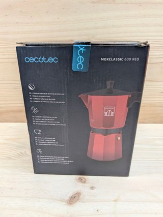 Cecotec Cafetera Italiana Mokclassic 600 Red. C...