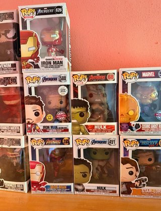 Lotto 16 Funko Pop Marvel & DC - Esclusive Rare
