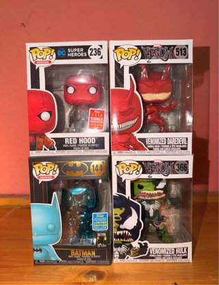 Lotto 16 Funko Pop Marvel & DC - Esclusive Rare