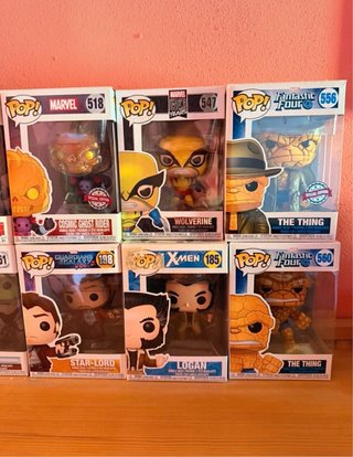 Lotto 16 Funko Pop Marvel & DC - Esclusive Rare