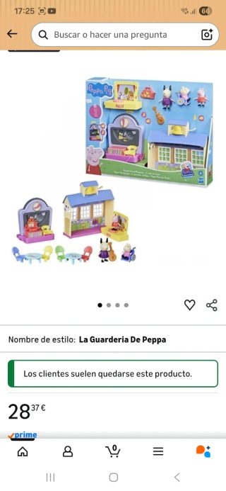Colegio Peppa Pig con figuras