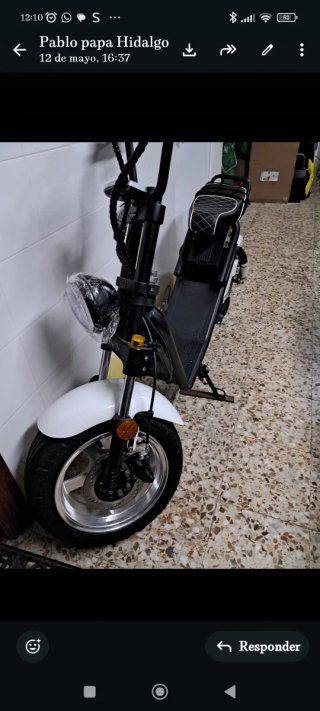 Motor chopper scooter Eléctrico Spyder Wheelez