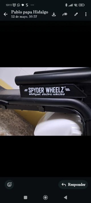 Motor chopper scooter Eléctrico Spyder Wheelez