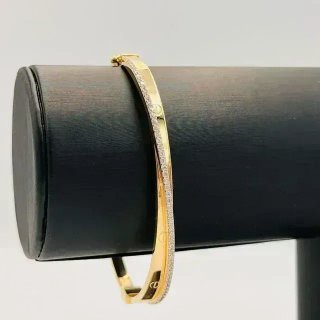 Bracciale tipo Cartier rigido con vite
