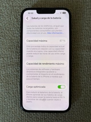 iPhone 13 128GB - Batería 87% - Impoluto