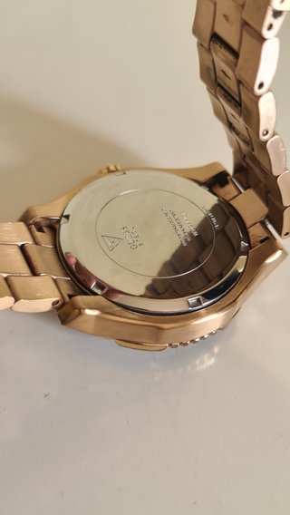 Reloj Guess Hombre Oro Azul 42mm