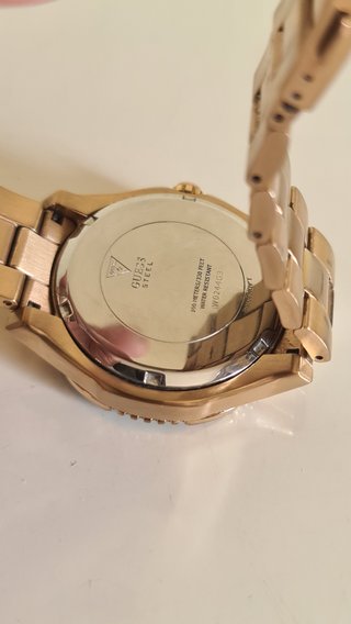 Reloj Guess Hombre Oro Azul 42mm