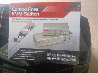 LONGSHINE KVM Switch Combo PS/2 y USB