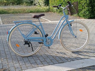 Bicicleta Paseo ELOPS 520 Azul
