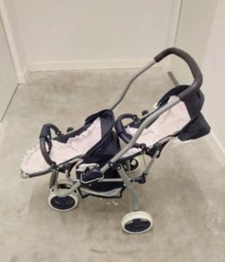 Silla gemelar para muñecas de 36 a 52cm
