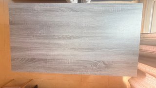 Mesa extensible gris madera