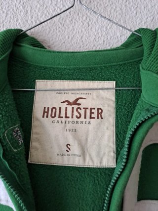 Sudadera Hollister Verde Talla S