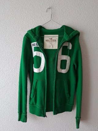 Sudadera Hollister Verde Talla S