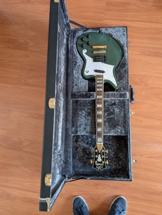 Guitarra D'Angelico Bedford Verde