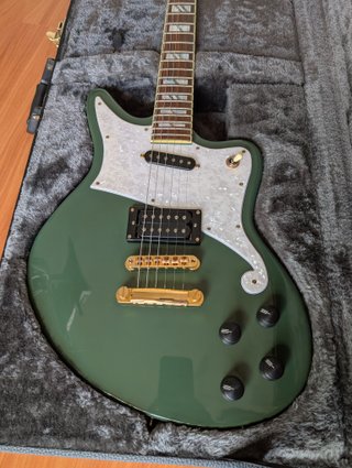 Guitarra D'Angelico Bedford Verde